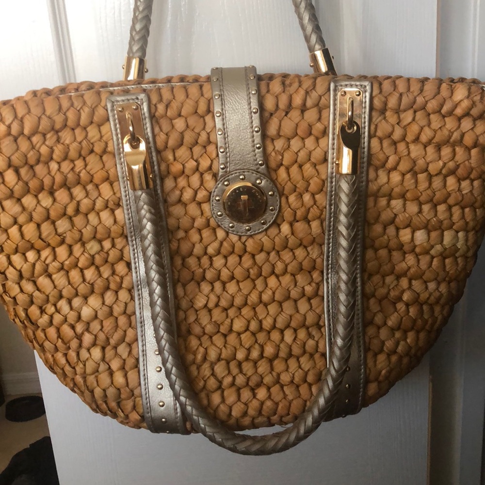Michael Kors Straw Tote